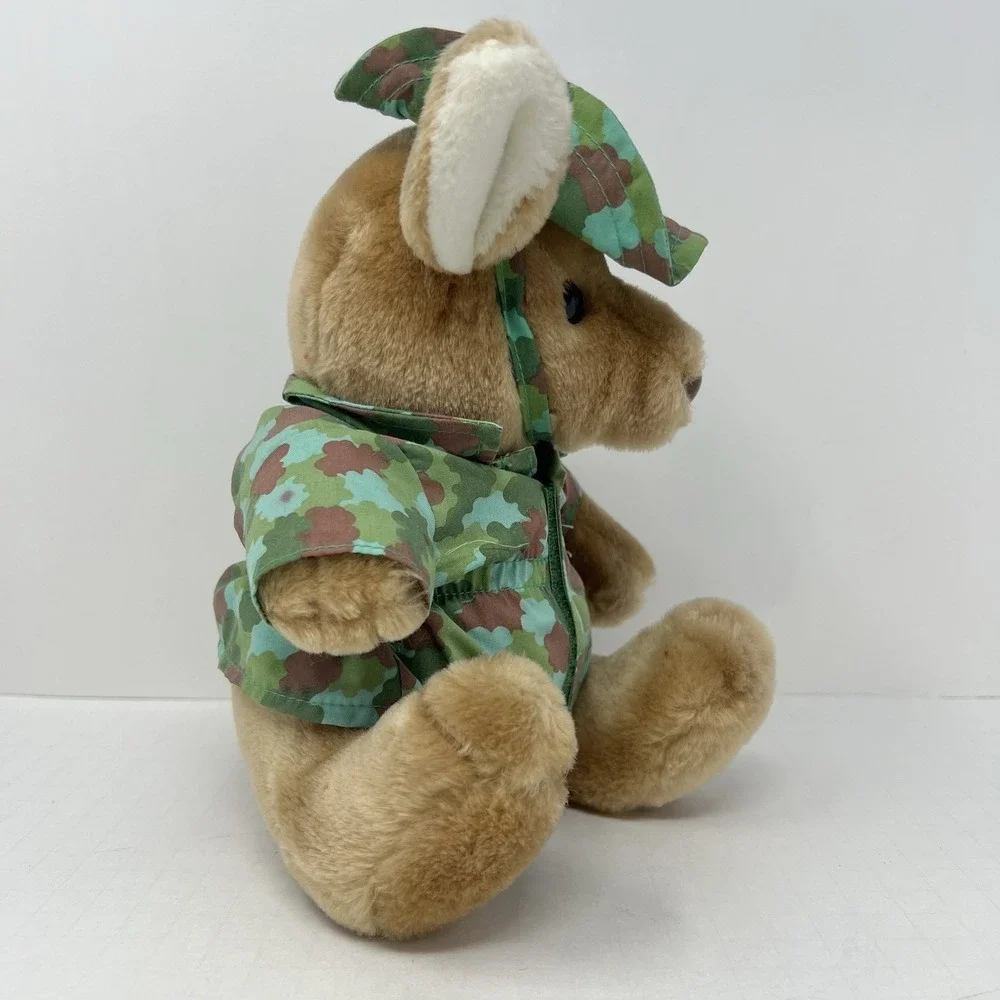 Dakin 1987 Duke Willaby Way Outback Kangaroo Plush Animal‎ in Camouflage 9